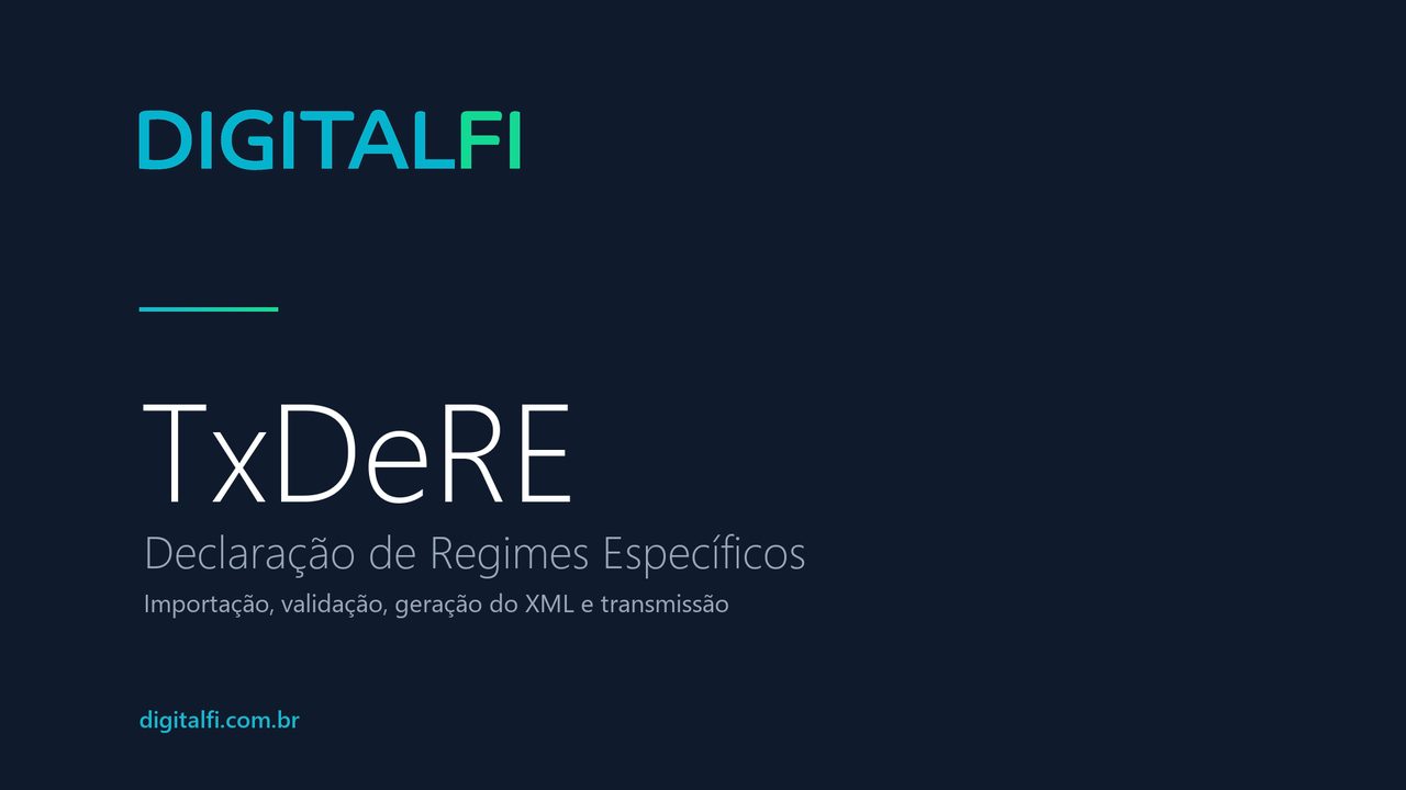 Demonstração do TxDeRE